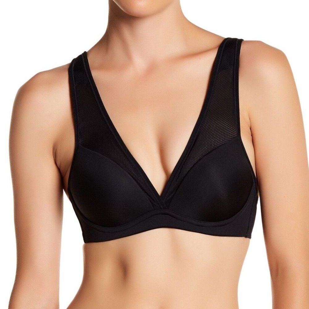2X - Heidi by Heidi Klum Lounge Push-Up Bra Black Size 6/M
